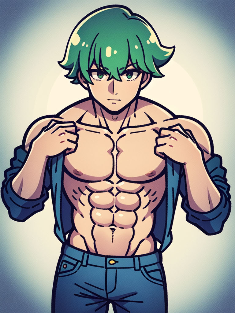 Chibi Muscle Man by SolaceWinter on DeviantArt
