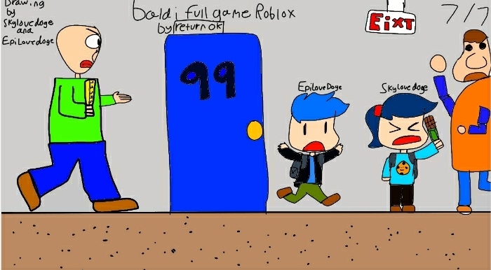 Baldi Basic Roblox By Epifanio12356 On Deviantart -