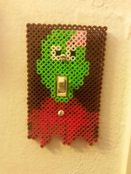 Zombie light switch plate cover