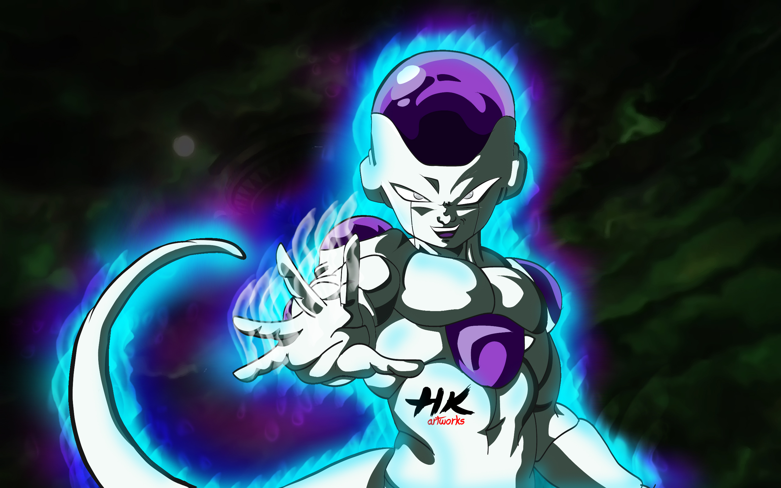 DRAGON BALL SUPER GOKU SSGSS AND GOLDEN FREEZA by HenriqueDBZ on DeviantArt