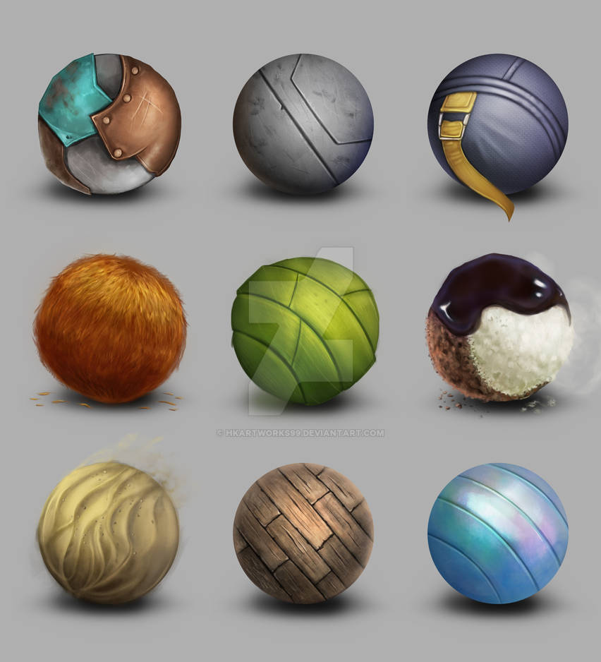 Material Study by Hkartworks99 on DeviantArt