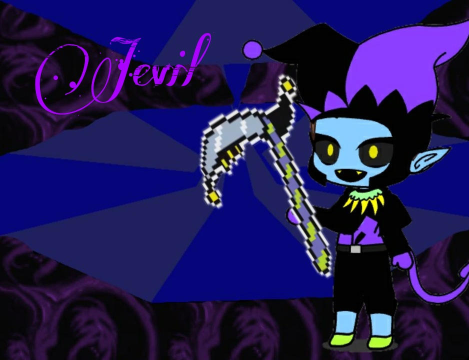 Jevil from Deltaurine I made him awhile ago by Sharkgames173 on DeviantArt