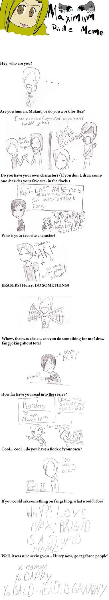 Maximum Ride Meme by chibiblob on DeviantArt