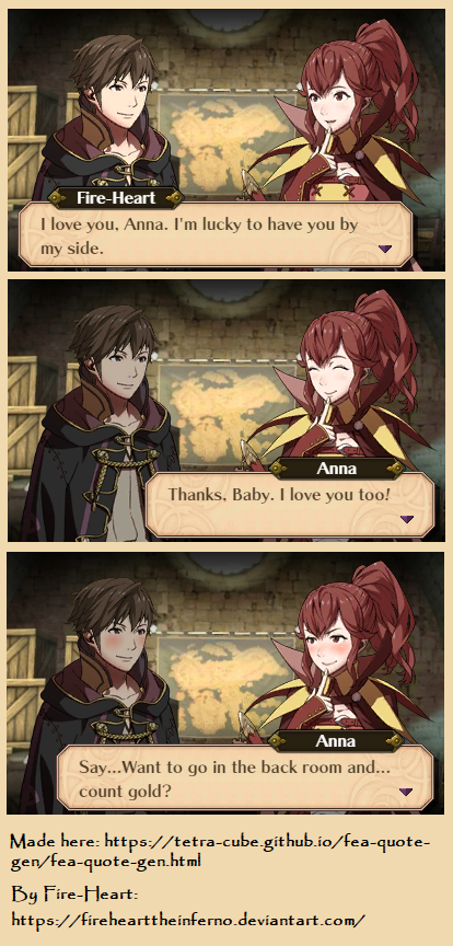 Fire Emblem: Awakening - S+ Conversation with Anna