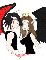 Demon and Fallen Angel