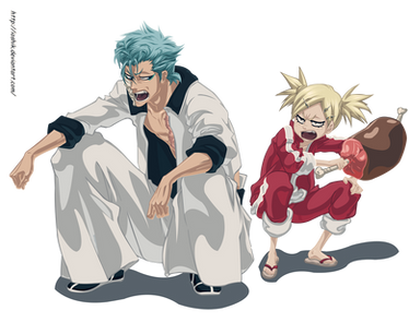 Hiyori and Grimmjow