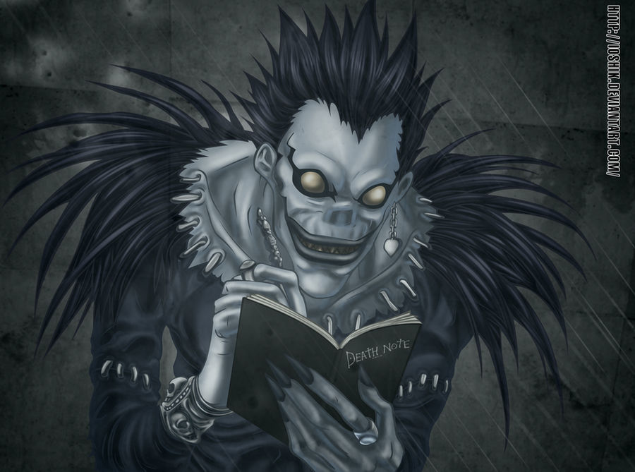 Death Note Ryuuk Inflation death note ryuk by ioshik on DeviantArt