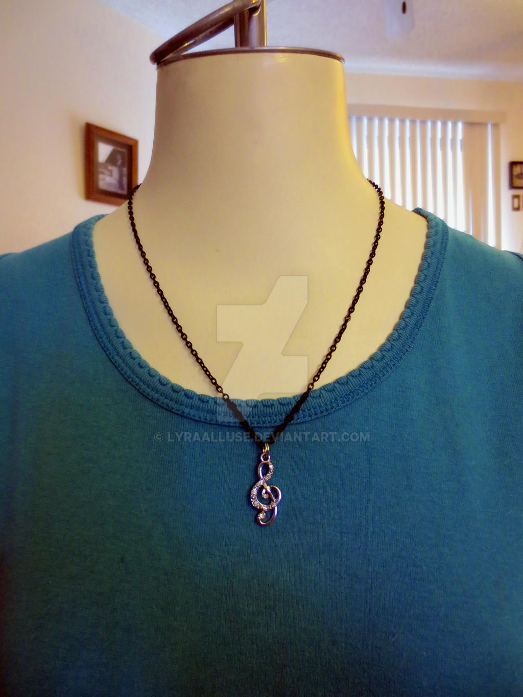 New Treble Clef Necklace