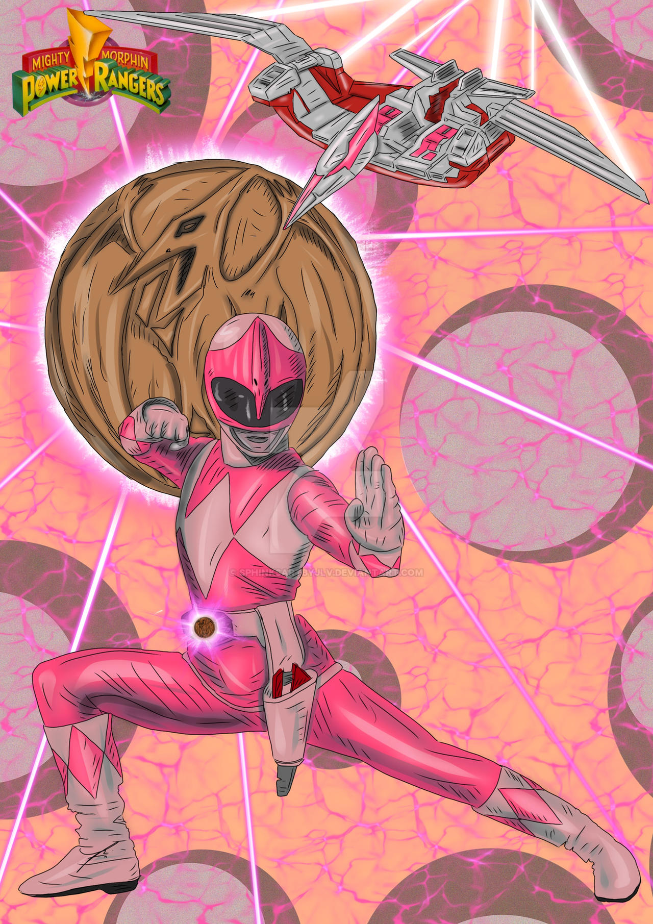 Pink Rmr MMPR Pink Ranger by SphinksArtbyJLV on DeviantArt