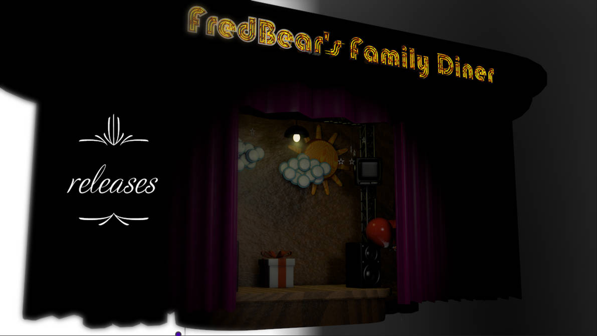 nonezer on X: Fredbear's Family Diner - Release [C4D] Rules : - Credit me  when you use it. - you can edit it as long as you give credits. - don't say