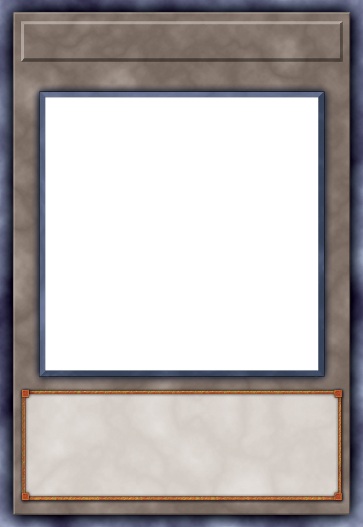 yugioh blank trap card JP YGO Series 2 Devamped Blanks, blank Yu-Gi-Oh! trading card, png