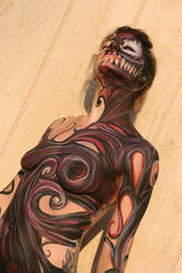 Symbiote body paint