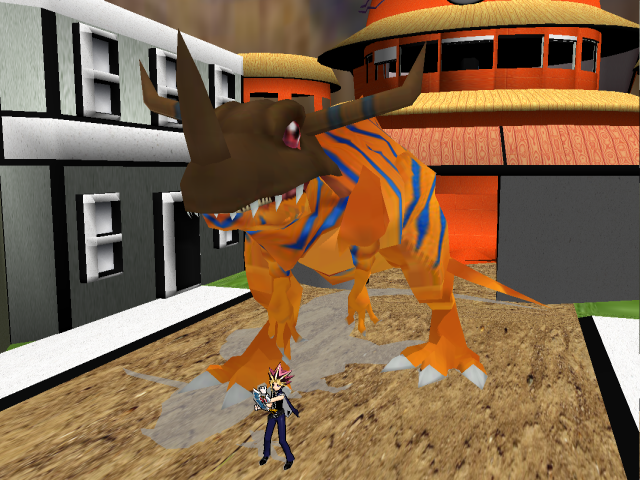 MMD - Yami summons RedGreymon