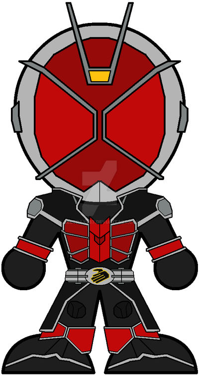 Chibi Kamen Rider Wizard - Flame Style