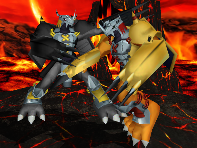 MMD - Wargreymon VS Black Wargreymon