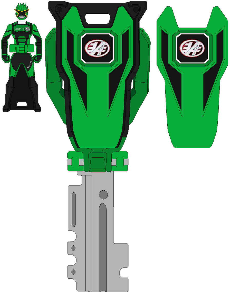 TRIAL NEO - Akiba-Green Ranger Key V2 by Zeltrax987 on DeviantArt