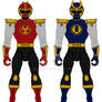 Action Hero 2-Pack - Ninja Storm Crimson and Navy