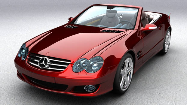 Mercedes Convertible Front