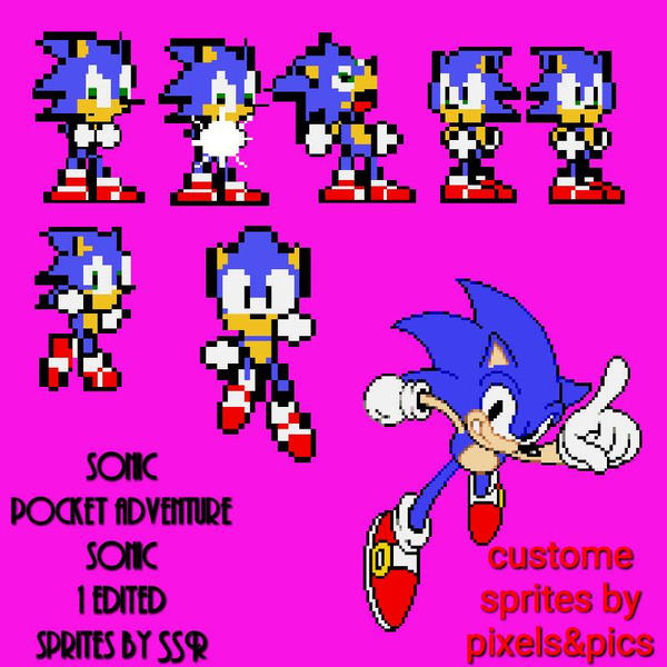 Custom Sonic 1 Sprites Reupload by Antonio1407 on DeviantArt