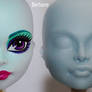 Monster High repaint Siren before and after