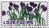 love tulips stamp