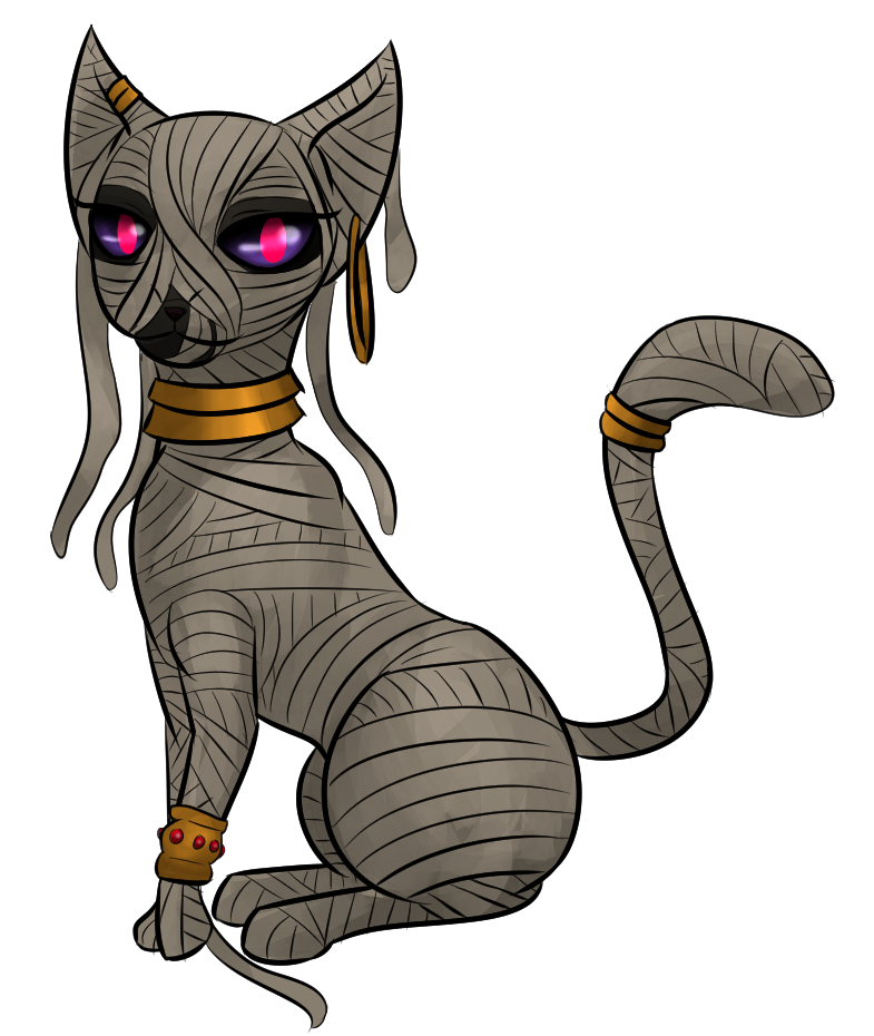 Mummy Cat To Drazzy by SerpentSolus on DeviantArt