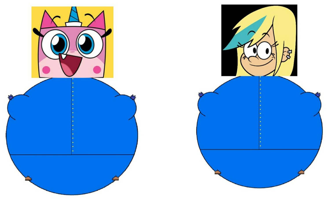 Unikitty and Sam Sharp half blueberry inflation by Unikittyfanest2006 ...