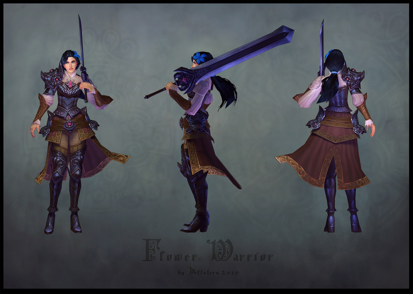 Flower Warrior by Hellstern on DeviantArt