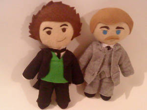 Holmes and Watson Plushies