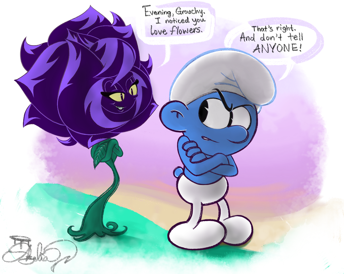 Smurfing by Moonbased on DeviantArt