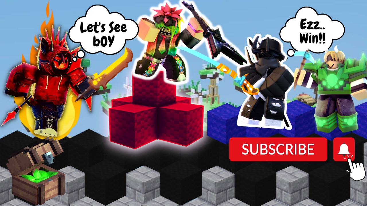 Roblox Bedwars squads Gameplay Thumbnail Yt by arjunprabhu11 on DeviantArt