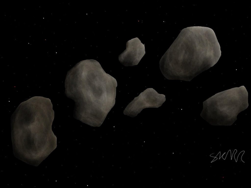 Asteroid Deviantart Asteroids by SKARRed4life on DeviantArt