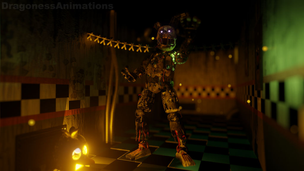 Springtrap Blender Render by DragonessAnimations on DeviantArt