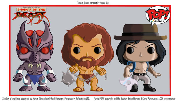 Fan Art:  Funko Pops! (Shadow of the Beast set).