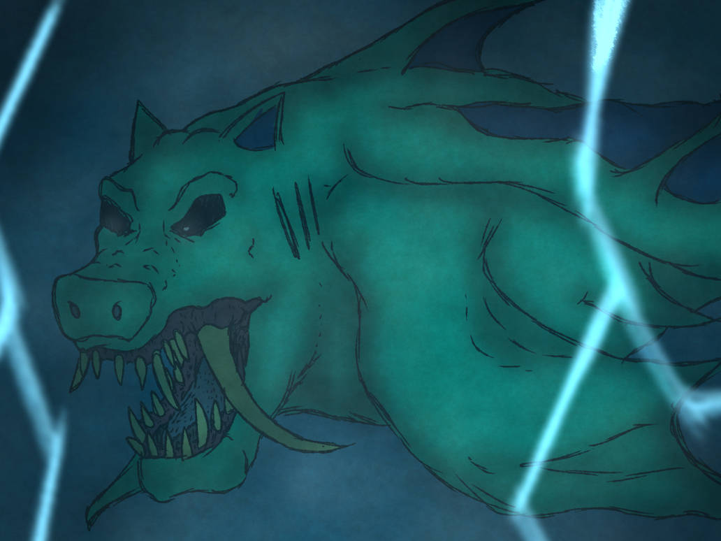 Duke Fishron Rideable Duke Fishron - Berserk Storm by ColorfulClownChaos27 on DeviantArt