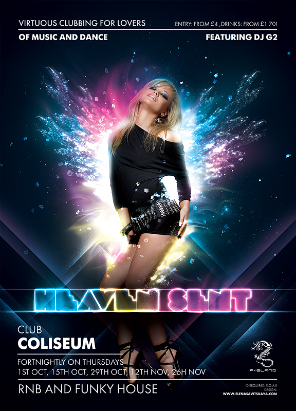 Heaven Sent Club Poster by ElenaSham