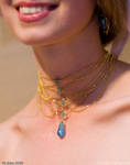 Deedlit Necklace Close Up by FireLilyCosplay