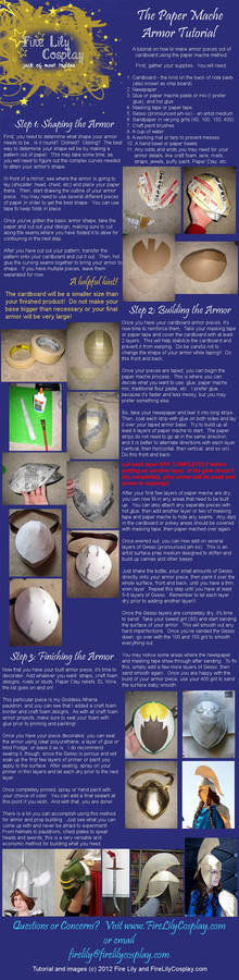 Paper Mache Armor and Prop Tutorial