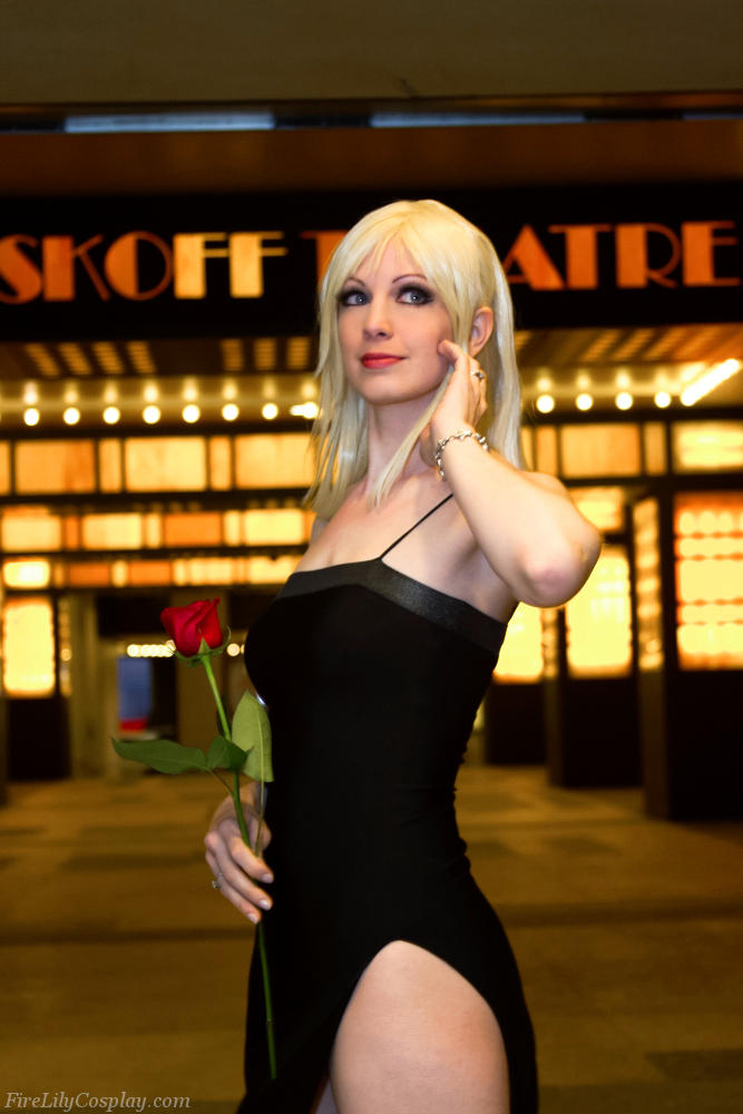 aya brea black dress Aya brea parasite Eve fan artArchivo OBJ para Impresin 3DCults