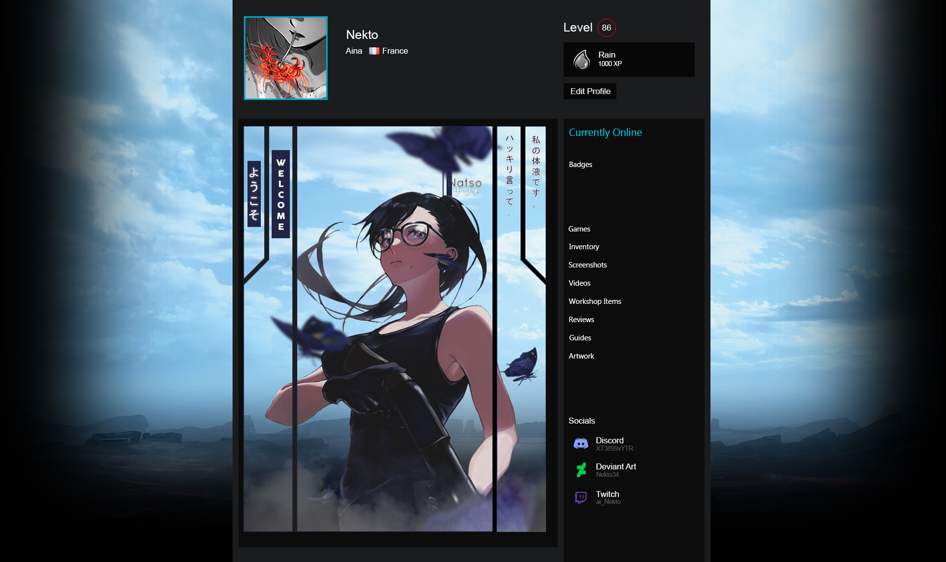 Steam Profile Artwork - Natso by Nekto34 on DeviantArt