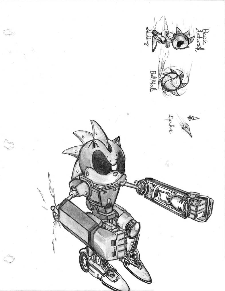 Silver Sonic by Nemopolymer on DeviantArt