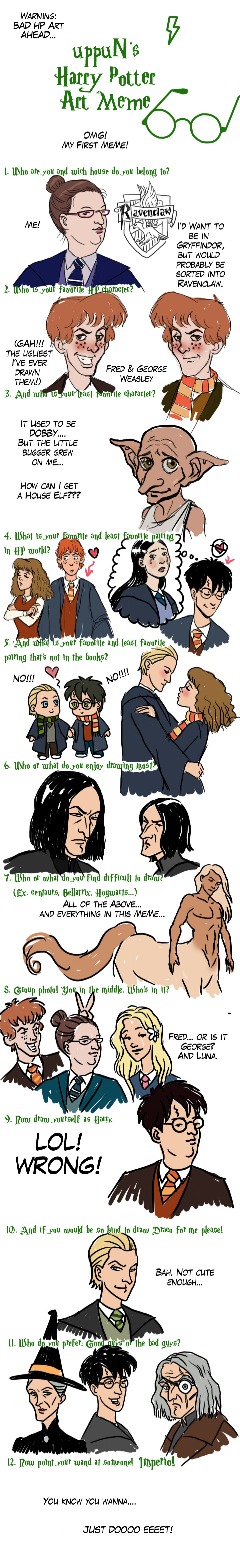 Harry Potter Meme 2 part 2 by DKCissner on DeviantArt