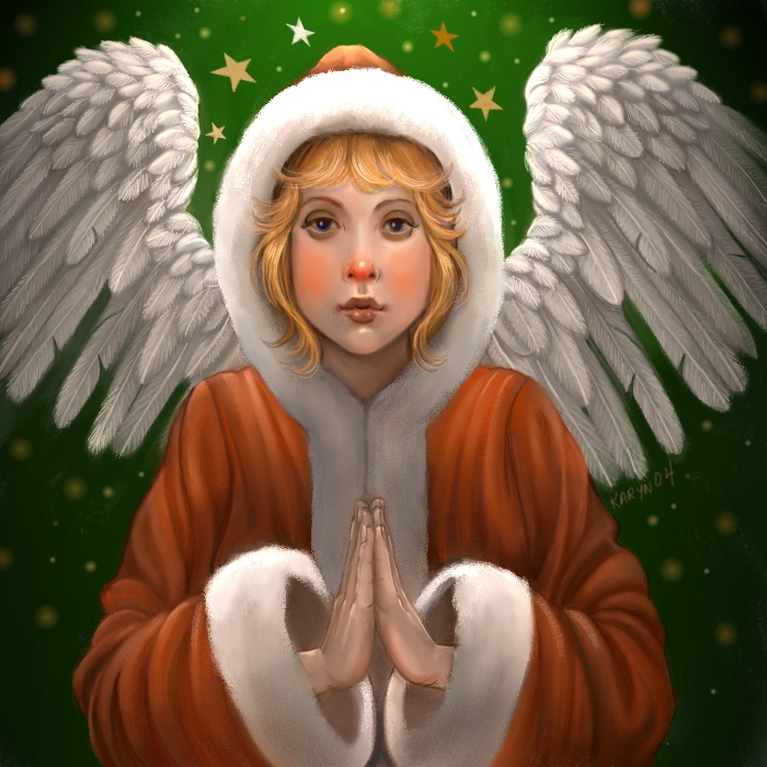 Praying Christmas Angel