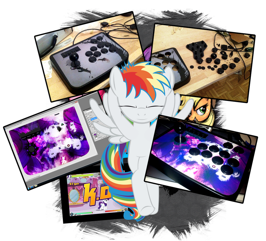Workflow: MLP FIM Fightstick by Rariedash on DeviantArt