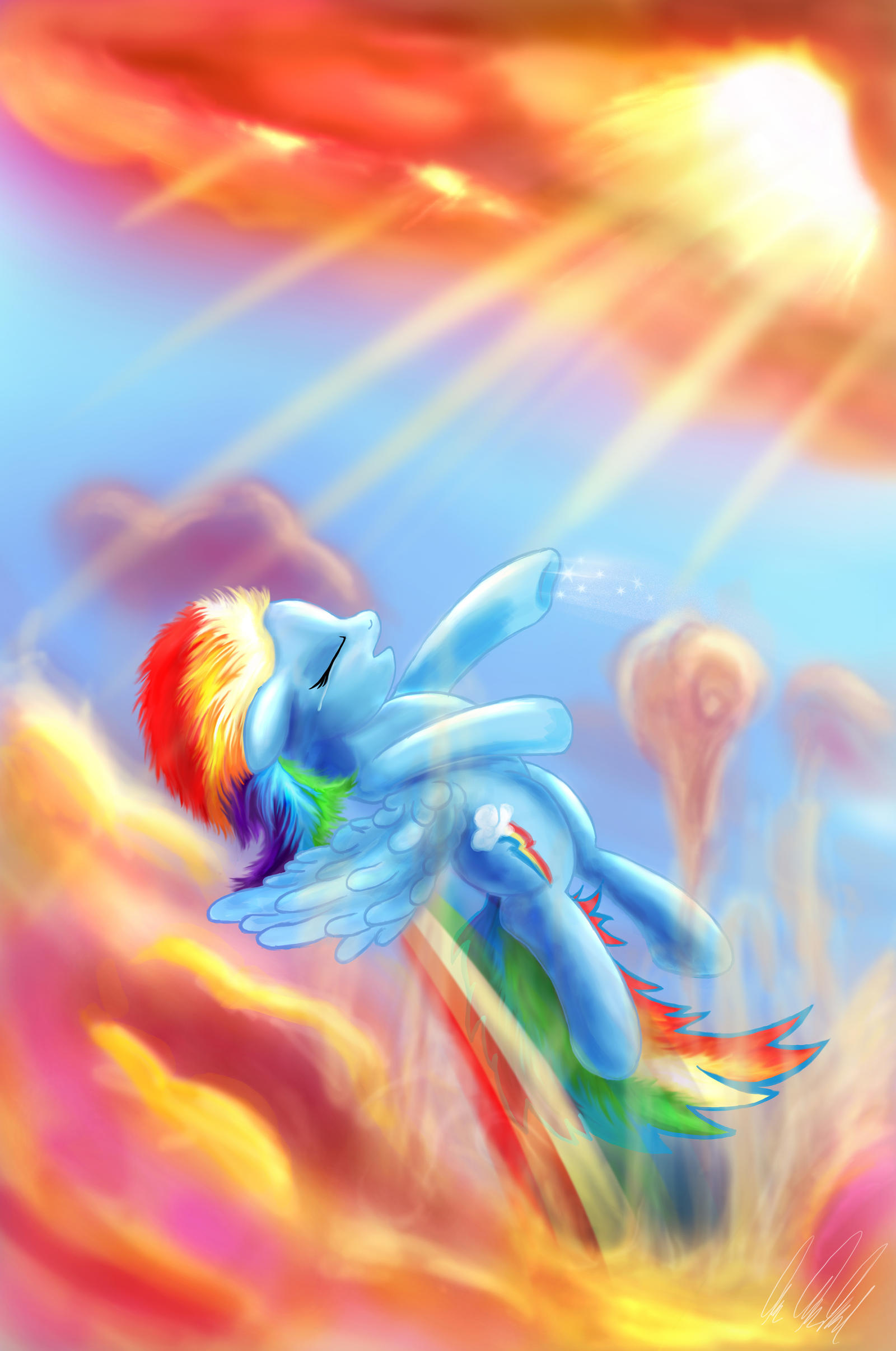 Rainbow Dash: Through the Clouds - BEST PONY