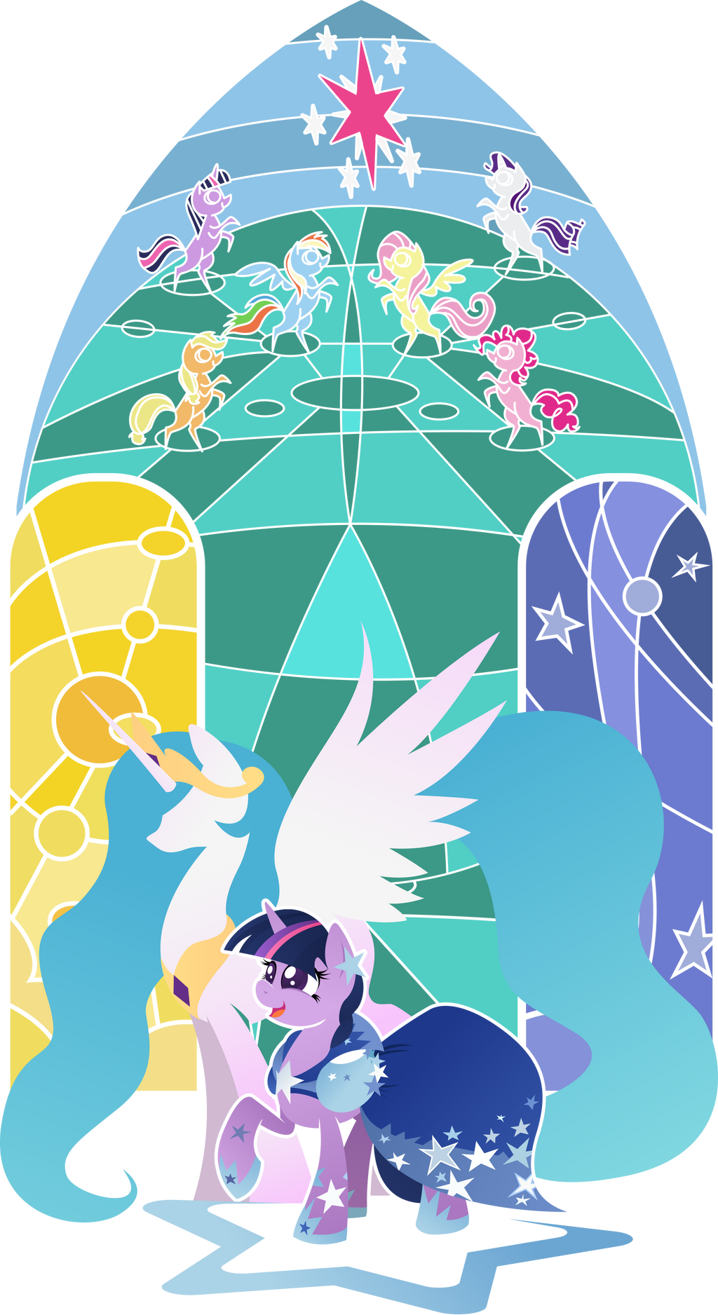 Twilight Sparkle - On Celestias Side