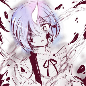 Rem colored doodle