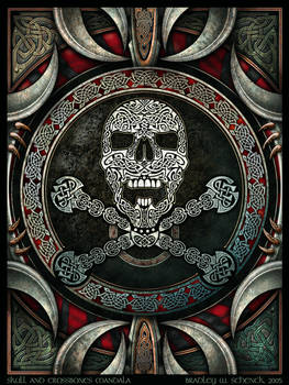 Skull and Crossbones Mandala