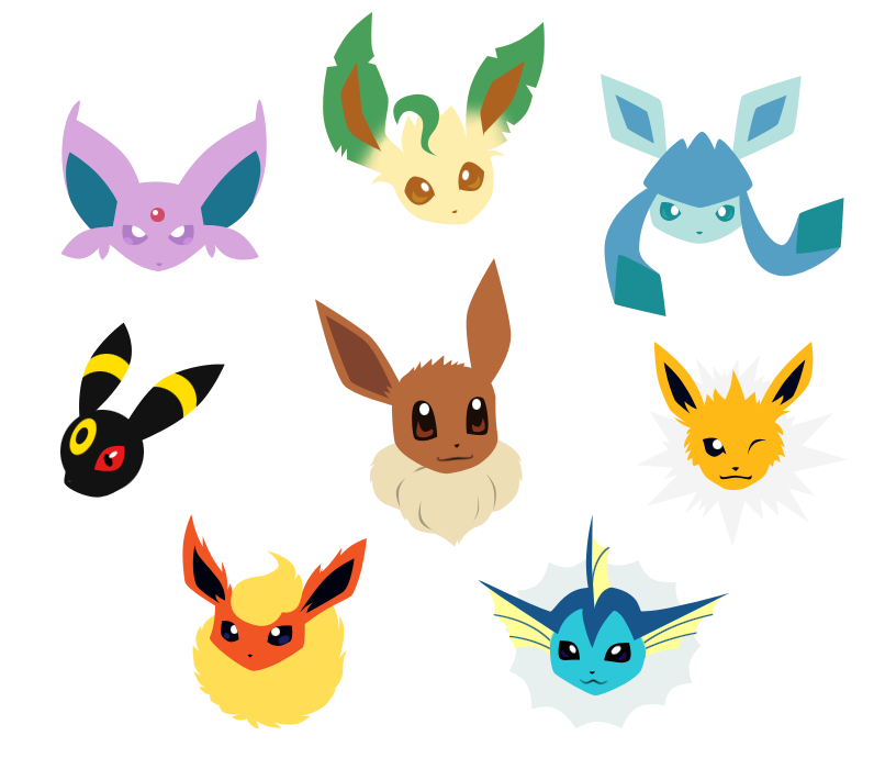 Eevevolutions by CLoh-Style on DeviantArt