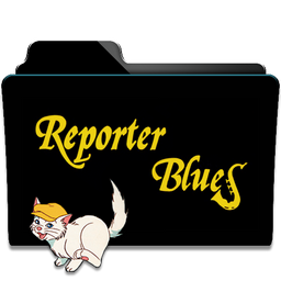 Reporter Blues Folder Icon